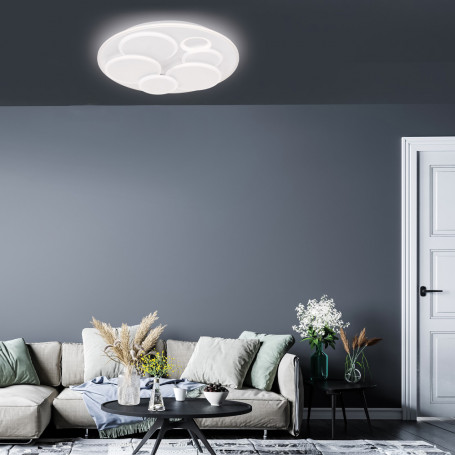 Plafonnier Dots à LED CCT avec télécommande - Fischer & Honsel