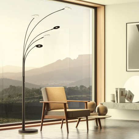 Lampadaire LED Dent 5 lumières - Fischer & Honsel
