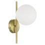 Applique Rondo Verre opalin Laiton - M.D.C.