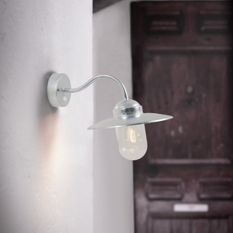 Applique d'extérieur Luxembourg avec détecteur Acier galvanisé - Nordlux