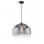 Suspension Amos Verre fumé 30 cm - Fischer&Honsel
