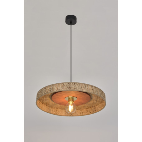 Lustre Raphia Suspension Portinatx L Céramique Raphia - Market Set | Comptoir des Lustres