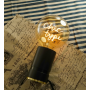 Ampoule LED à filament ambre Chic type Jaune - Message In The Bulb