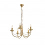 Lustre bougies Châtelet 5 lampes Laiton massif - CVL luminaires
