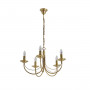 Lustre bougies Châtelet 5 lampes Laiton massif - CVL luminaires