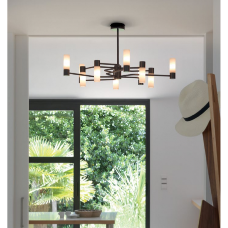 Plafonnier Nata 10 branches CVL Luminaires Créations Val de Loire