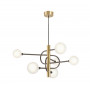 Lustre Diapason 79 Graphite/Laiton Verres dépolis  - CVL luminaires
