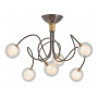 Lustre Mumbai bicolore Graphite/Laiton bruni - CVL luminaires