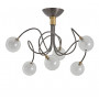 Lustre Mumbai bicolore Graphite/Laiton bruni - CVL luminaires