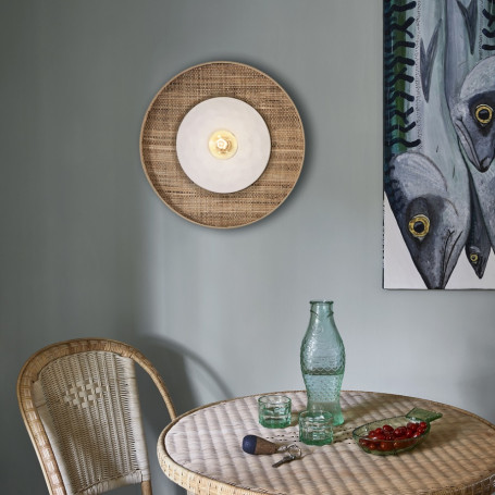 Applique Portinatx L Céramique Raphia - Market Set