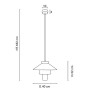 Suspension Ruche S papier de Murano - Market Set