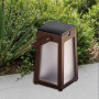 Lanterne LED solaire Tinka Corten - Les Jardins
