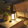 Lanterne LED solaire Tinka Corten - Les Jardins
