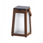 Lanterne LED solaire Tinka Corten - Les Jardins