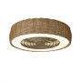 Ventilateur de plafond LED Kilimanjaro Rotin IP44 - Mantra