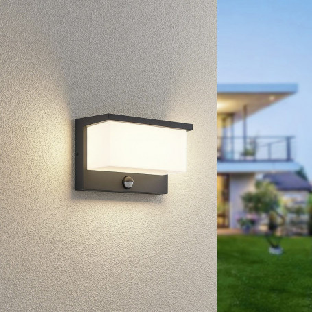 Applique d'extérieur LED intégrée Nestos  avec détecteur - Trio Leuchten