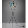 Lampadaire Lance 3 lampes métal et verre - Trio Leuchten