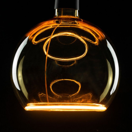 Ampoule LED filament Globe 4W Dimmable Doré E27 - Segula