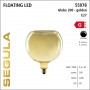 Ampoule LED filament Globe 200 4.5W Dimmable Doré E27 - Segula