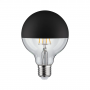 Ampoule LED dimmable Globe Calotte noire 6.5 W - Paulmann