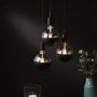 Ampoule LED dimmable Globe Calotte noire 6.5 W - Paulmann