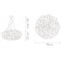 Suspension Clizia 78 cm Slamp