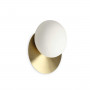 Applique Ninfea Laiton Verre opalin - Ideal Lux