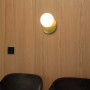 Applique Ninfea Laiton Verre opalin - Ideal Lux