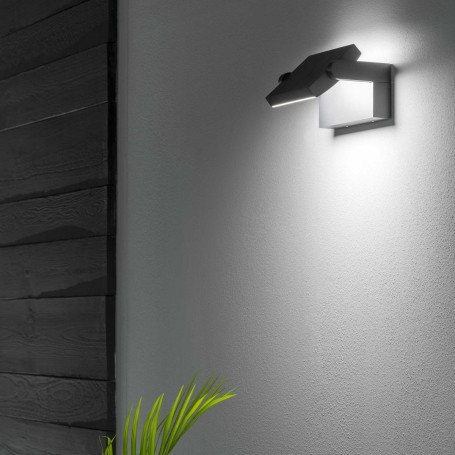 Projecteur d'extérieur LED orientable Swipe - Ideal Lux