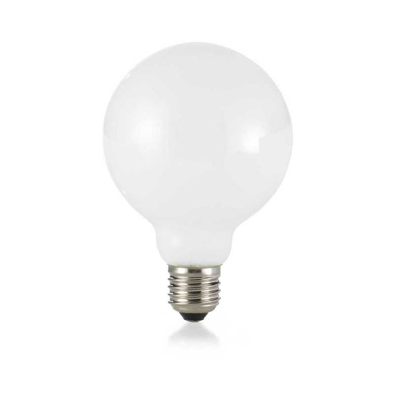 Ampoule LED 8W Dimmable globe opaline E27 Ideal Lux Comptoir des