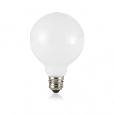 Ampoule LED 8 Dimmable globe opaline E27 - Ideal Lux