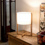Lampe à poser Melina en Chêne et Lin - Carpyen