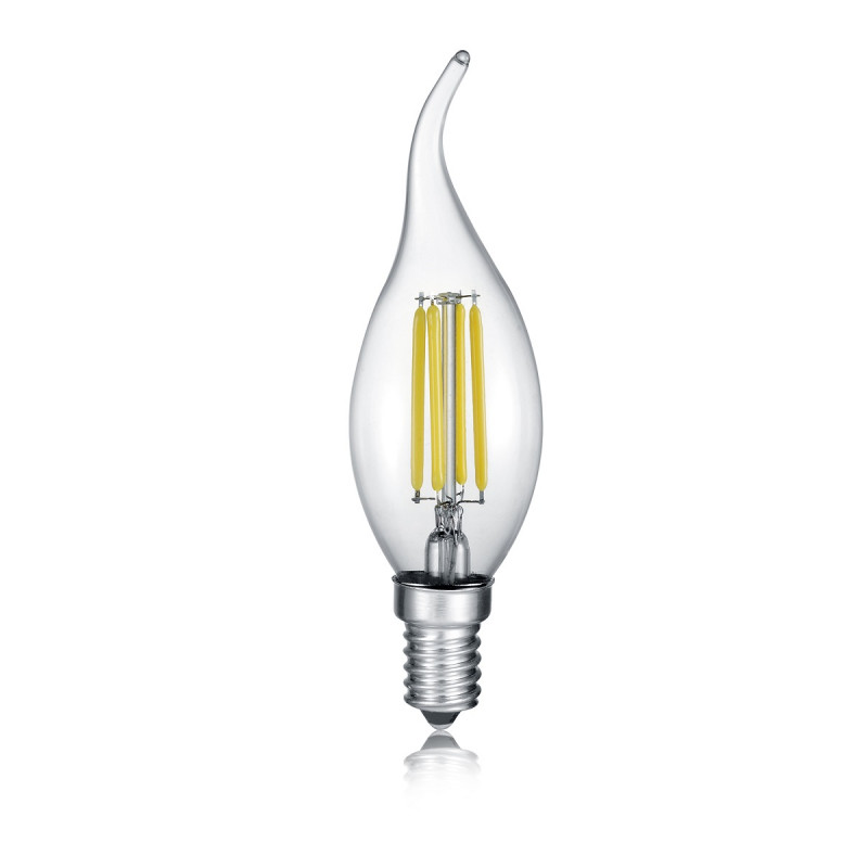 Lot De 12 Ampoules Halogènes Trio Windstoßkerzen 28W E14 - Blanc Chaud, Dimmable, 370lm