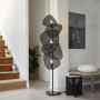 Lampadaire Screen Cannage noir - Market Set