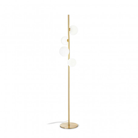 Lampadaire Perlage 4 lampes Laiton - Ideal Lux
