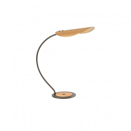 Lampe Lucio PM métal effet bois - Un autre regard