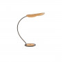 Lampe Lucio PM métal effet bois - Un autre regard