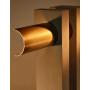 Lampe LED Pi Collection Cauvet en béton et acier doré - DCW Editions