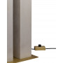 Lampe LED Pi Collection Cauvet en béton et acier doré - DCW Editions