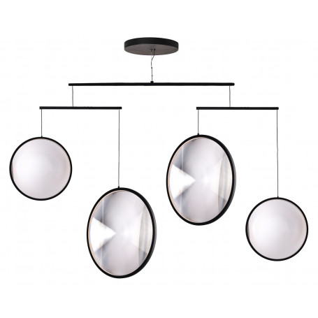 Suspension LED Focus x4 Noir - DCW Editions