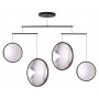 Suspension LED Focus x4 Noir - DCW Editions