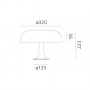 Lampe de table Nessino Plastique - Artemide