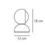 Lampe de table Eclisse en métal - Artemide