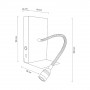 Applique liseuse flexible LED Lector 12 cm - Britop