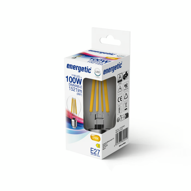 Ampoule LED filament Standard 11 W Dimmable - Nordlux | Comptoir des ...