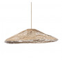 Suspension Satelise M en Rotin naturel - Forestier