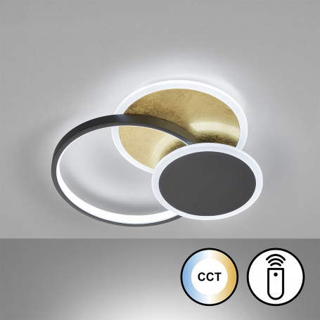 Plafonnier Tomo Rond LED CCT télécommande - Fischer&Honsel