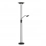 Lampadaire LED Tallri avec liseuse - Fischer & Honsel