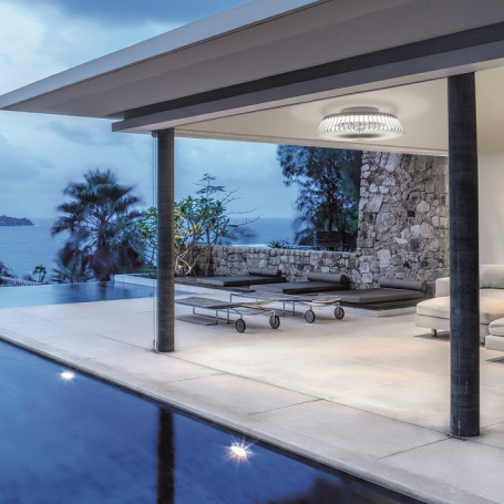 Ventilateur de plafond Himalaya à Led intégrée Blanc - Mantra