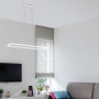 Suspension LED Bard 52W Blanc - Fabas Luce